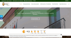 Desktop Screenshot of monfortedelcid.es